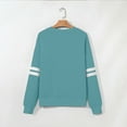 thumbnail image 4 of Women Casual Long Sleeve Crewneck Color Block Sweatshirts Pullover, 4 of 5