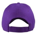 thumbnail image 4 of Gelante Adult Plain Baseball Hat Cap Adjustable Back Strap 12 Pack-Purple, 4 of 5