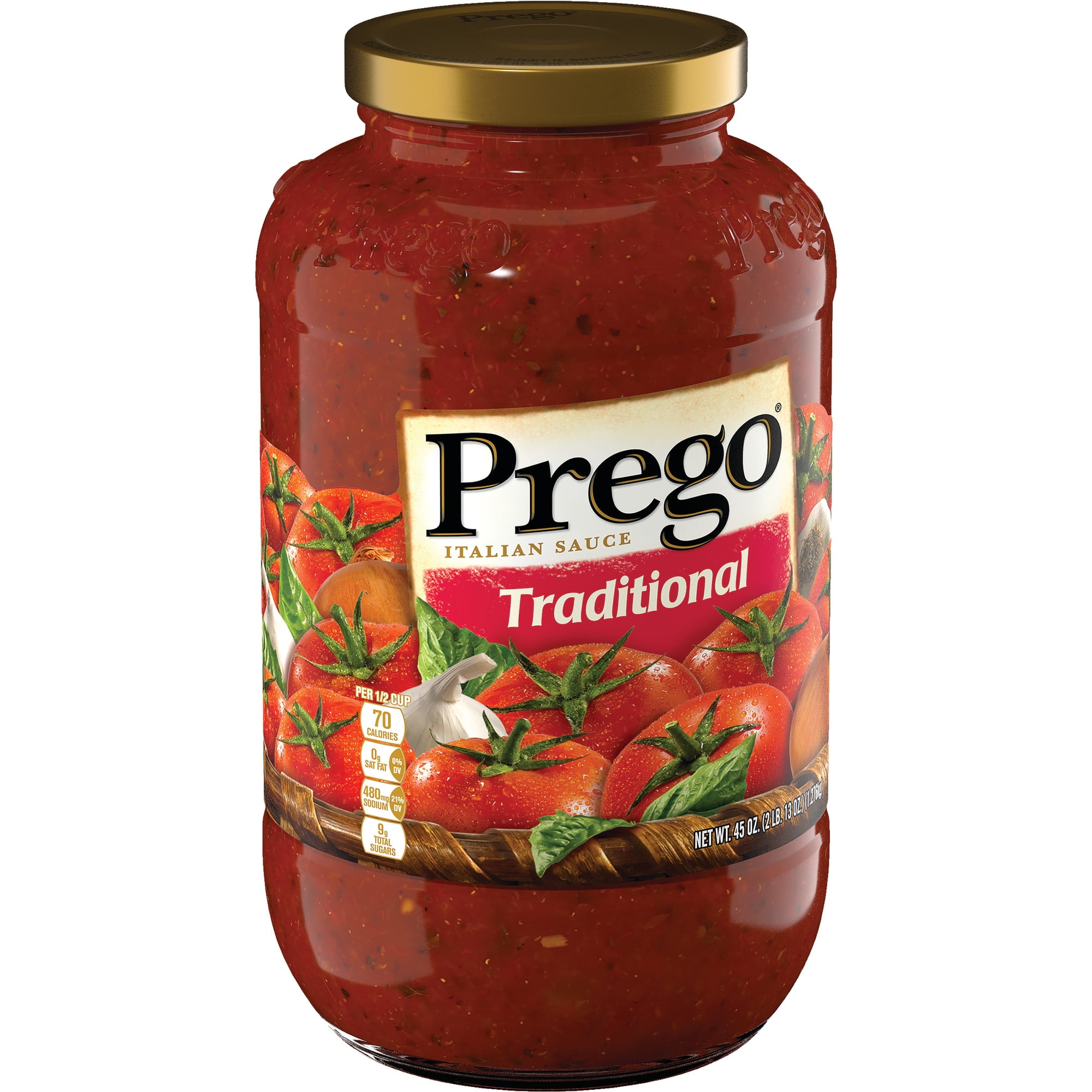 3 Pack ) Prego Pasta Sauce Traditional Italian Tomato Sauce 45 Ounce Jar  for sale online