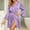 Hot Pink, variant on Women's Satin Robe Short Ruffle Hem Silky Robes Lightweight Kimono Brides Bathrobes Sleepwear White XXL(XXL)