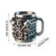 thumbnail image 2 of Taza de acero inoxidable personalizada - Motor V8 V6 Elegante para entusiastas de los autos Taza de acero inoxidable de resina Taza de vino con personalidad Taza de café Regalo Decoración Una taza, 2 of 6
