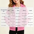 thumbnail image 3 of Amidoa Girls Graphic Hoodies Zip Up Hooded Sweatshirt Kids Cute Casual Long Sleeve Fall Winter ClothesPink Size 11-12 Years, 3 of 7