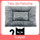 thumbnail image 4 of Cama Para Perro Grande Kunpet Premium Suave Acolchada Tipo Tapete Gris 95x65x10 cm, 4 of 5