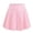 00-Pink2773, variant on Lullu Girls Casual Athletic Skort Skater Skirt Summer Stretch Tennis Skirt, Sizes 3-14