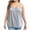 Gray, variant on cocolona Womens Plus Size Summer Camisole Tank Tops with Built in Bras Sleeveless Pleated Shirts Lightweight Soft Underwear