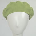 thumbnail image 2 of Cotton Beret - 11.5 inch Diameter - ONE SIZE FITS MOST - Sage Green, 2 of 4
