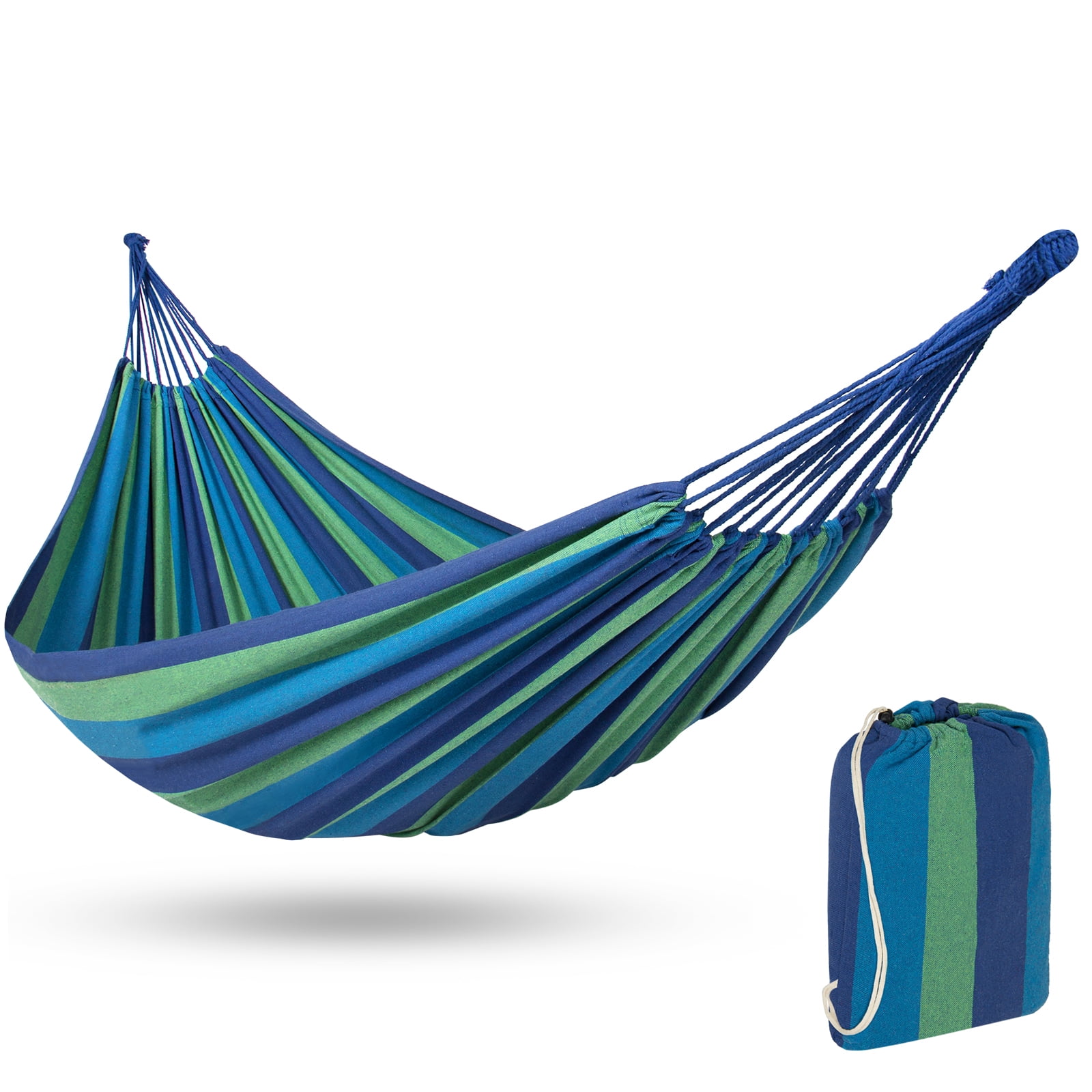 Best Choice Products Portable Cotton Brazilian Double Hammock Bed 2 Person Patio, Camping... by