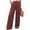 Wine, variant on Pants Women Palazzo Work Pants Denim Pants Jeans Oversized Green High Waisted Wide Leg Long Lightweight Summer Pants Women,L