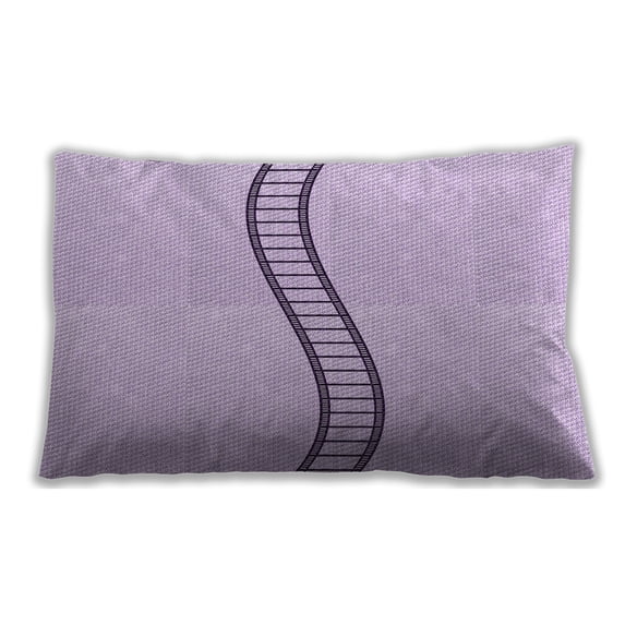 Ahgly Company Outdoor Rectangular Contemporary Lumbar Throw Pillow, 13 inch by 19 inch