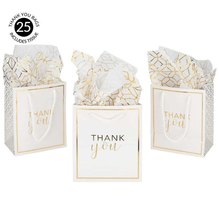 Tissue Paper for Gift Bags (25 Pack) Gold Tissue Paper for