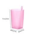 thumbnail image 6 of Yooshoverk Candy-Colored Plastic Straw Cup, Lid-Free for Juices and Drinks, 6 of 6