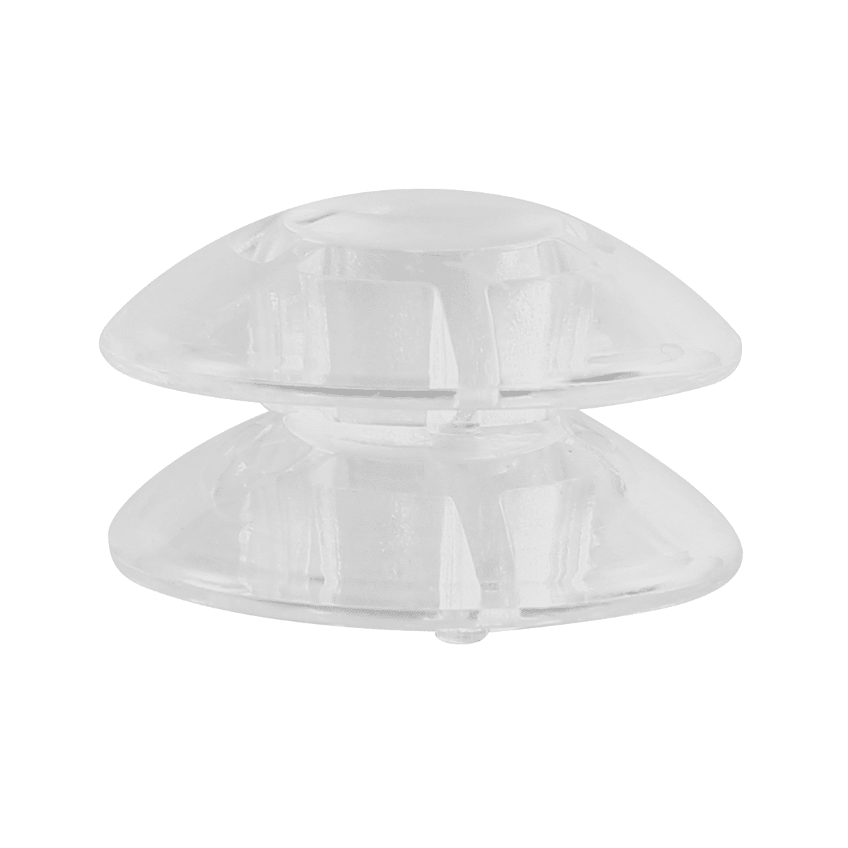 32 Pack Clear Mushroom Style Guitar Effect Pedal Footswitch Toppers Foot Nail Cap Protection Cap for Guitar Effect Pedal