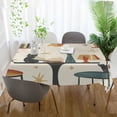 thumbnail image 3 of Yayeee Tablecloths 60" x 120" Rectangle Wrinkle Resistant Party Table Cover, Cats Reading Pattern, 3 of 8
