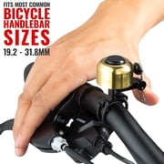 PRO BIKE TOOL Brass Classic 1 Sound Ringer Bicycle Bell for Adult Kids Bike