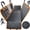 Detachable Style, variant on Dog Car Seat Cover for Back Seat, Waterproof Non-Slip Pet Hammock with Mesh Window for Cars SUVs