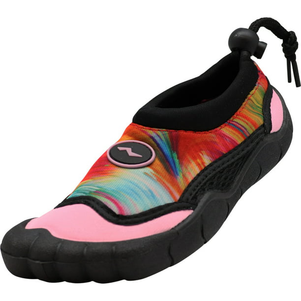 Norty Women's Tie Dye Water Shoes Aqua Socks Pool Beach Surf Swim Slip On  41158-10B(M)US Pink Tie Dye