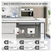 Electric Tankless Water Heater 3000W With Remote And LED Display - Automatic Control System - Fault Self-Test Function ,Energy Saving