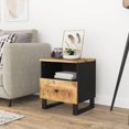 thumbnail image 1 of vidaXL Bedside Cabinet Solid Wood Mango&Engineered Wood, 1 of 5