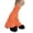 Orange, variant on Japanese Style Leg Warmers Gothic Knit Long Socks Leggings Gaiters Knee High Winter Ankle Heap Sock for Cold Weather