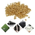 thumbnail image 4 of Brass Rivets, Elasticity 500 Pcs Hollow Rivets Glossy   For Bag Accessories For Clothing 4.8x2.3x5.5mm, 4 of 8