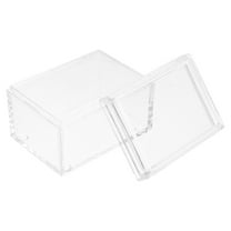 WHAMVOX Tea Bag Box Acrylic Arc Tea Packet Container Sugar Bag Storage Case for Coffee Bar