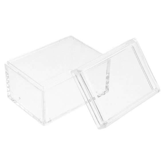 WHAMVOX Tea Bag Box Acrylic Arc Tea Packet Container Sugar Bag Storage Case for Coffee Bar