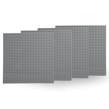 Brick Loot Custom Molded Baseplate Bundle Gray 4 pack Compatible with Major Brands  ABS Plastic price history on PriceWatchPro