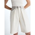 thumbnail image 4 of Scoop Women's and Women's Plus Mid-Rise Shorts, 9'' Inseam, Sizes 0-26W, 4 of 5