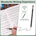 thumbnail image 3 of Uxcell Gel Pen Medium Point 0.5mm, 12 Pack Smooth Black Gel Ink Rollerball Pen for Home Office Writing Note Taking Journaling Business, Style 7, 3 of 6