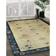 thumbnail image 3 of Ahgly Company Machine Washable Indoor Square Traditional Fall Leaf Brown Green Area Rugs, 7' Square, 3 of 7