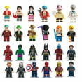 thumbnail image 1 of Set de 24 Mini Figuras de Bloques de Construcción de Héroes y Personajes Variados – Ladrillos Creativos para Colección, Juego y Regalo, 1 of 5