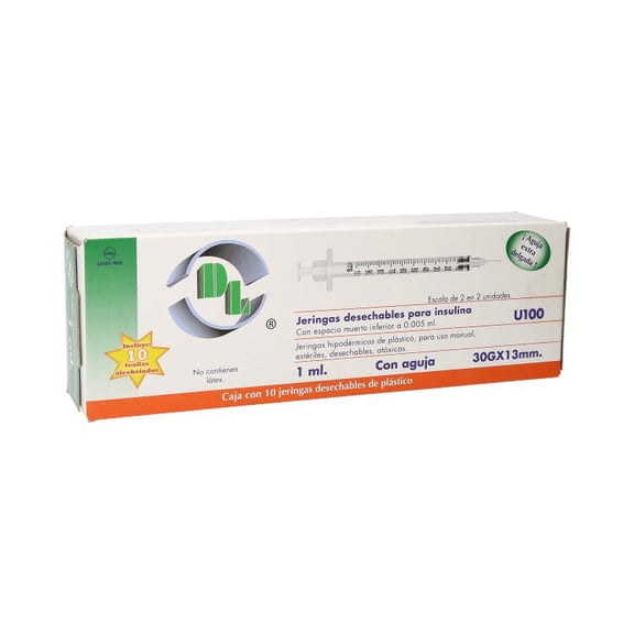 JERINGA DL 1 ML 30X13MM C10 JERINGA JERINGA