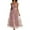 Pink, variant on Fshinging Dresses For Women 2025 Elegant Classy Flower Embroidery Prom Tea Length Corset A Line Fairy Mal Evening Party Gown Prom Dress