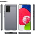 thumbnail image 2 of Samsung A53 5G case,Galaxy A53 5G case,with HD Screen Protector, Fashion Shock-Absorption Flexible TPU Bumper Soft Rubber Protective Case Cove for Samsung Galaxy A53 5G (Gray Brushed TPU), 2 of 16