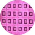 thumbnail image 1 of Ahgly Company Indoor Round Abstract Purple Modern Area Rugs, 8' Round, 1 of 4