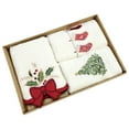 thumbnail image 1 of 3 toallas navideñas de algodón puro para manos y lavabos., 1 of 9