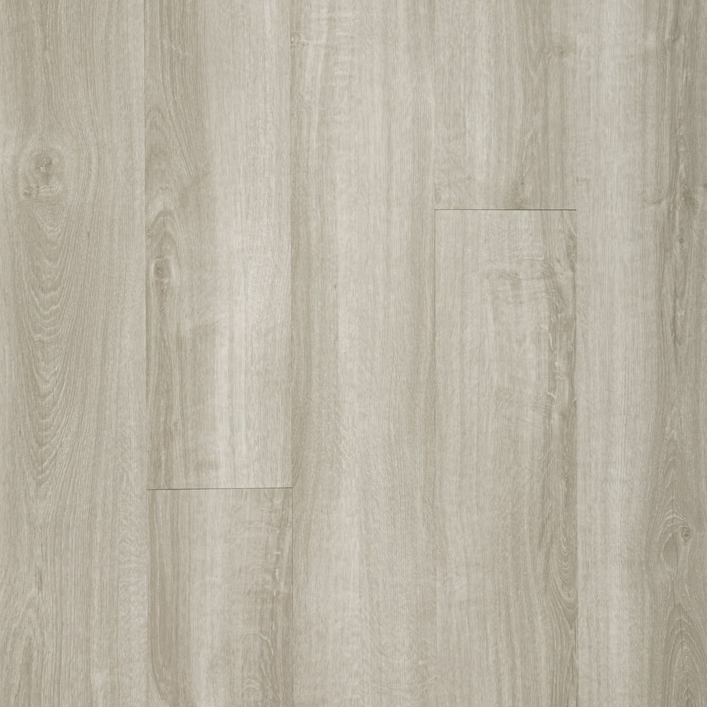 Mohawk Waterproof Vinyl Plank Flooring in Natural Gray Oak 4.2 mm, 8"x52"(26.91sqft)/Carton