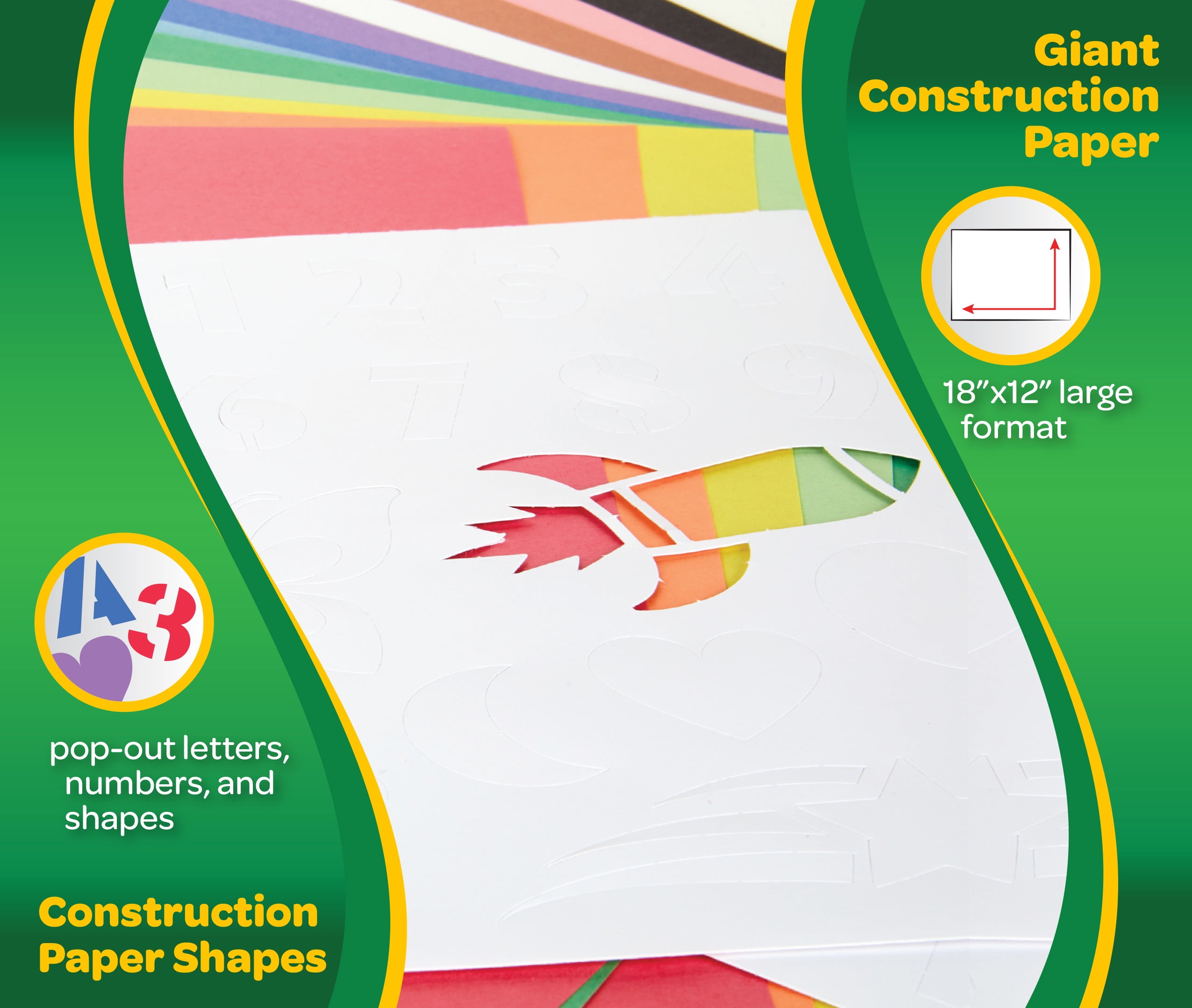 Construction Paper Bulk Value Pack - Art & Craft from Early Years