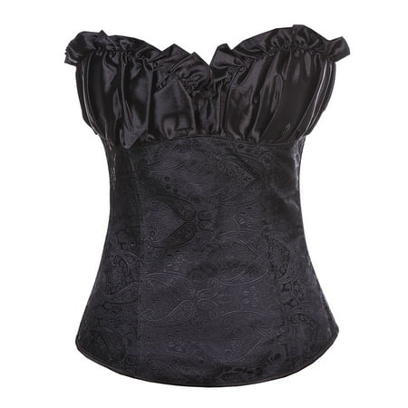 Ploknplq Shapewear for Women Tummy Control Shapewear Bodysuit Women s Satin Corset Cutting Push-up Belt Waist Trainer Burner Corset Tops for Women
