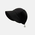 thumbnail image 4 of Riforla Autumn Winter Women's Fisherman Hat Wide Brim Sun Cap Visor Baseball Hat Bomber Hats Black, 4 of 4