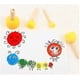 thumbnail image 5 of Juego de pinceles de esponjas redondas de varios tamaños, herramientas de pintura para niños (20 piezas) ER, 5 of 5