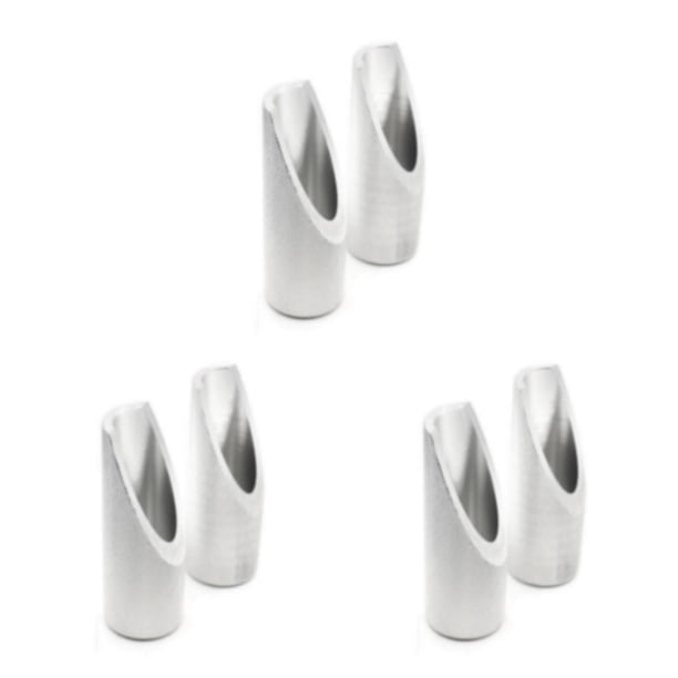 Clavos de aluminio Kenally para pedales de motocicleta plateados Type1 NO1