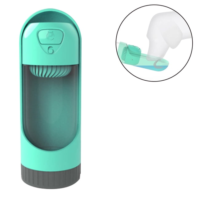 Botella de agua para perros para caminar, botella de agua portátil para perros, dispensador de agua para mascotas, botella para beber agua al aire libre para viajar