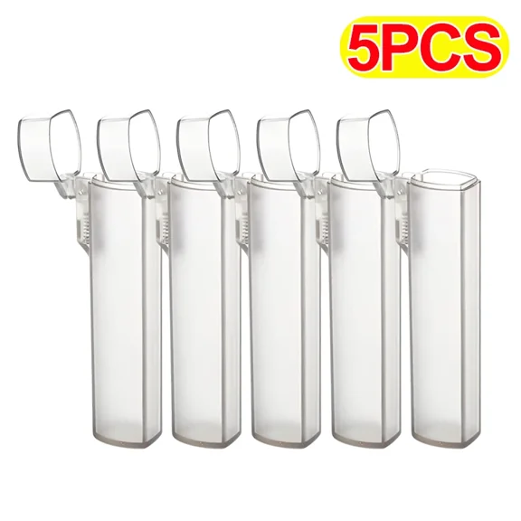 10-1PCS Portable Toothpick Holder Mini Plastic Toothpick Dispenser Cotton Swab Storage Container Case For Outdoor Travel Camping