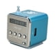 thumbnail image 2 of Altavoz Bluetooth, minialtavoz inalámbrico portátil con pantalla. Compatible con discos, tarjetas y conexiones auxiliares para teléfonos móviles, ordenadores, portátiles y MP3/MP4., 2 of 9