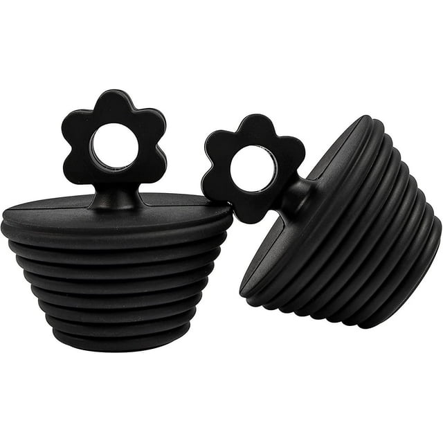 , Tub Plug For Tub And Bathroom Sink Drain, Tub Plug Replacement Parts Silicone Tub Plug For Floor Laundry Room Kitchen Bathroom Flowers