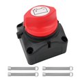 thumbnail image 1 of Battery Disconnect Switch Master, 12V-48V Battery Shut Off Switch 275Amps High, 1 of 5