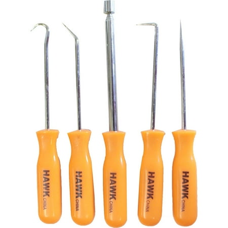

5 Piece Picks And Hooks Set With Extendable Pick Up Magnet