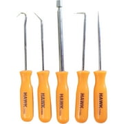 QUIX 5-Piece Picks and Hooks Set | Versatile Angles: 90, 45, Straight, Twice-Bent | Extendable 19" (48.3 cm) Pick-Up Magnet | Comfort-Grip Handles | Ideal for Tight Spaces & Precision Tasks