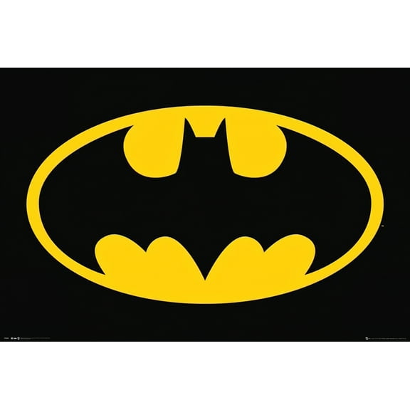 Batman - DC Comics Poster (Classic Bat Logo) (Size: 36" x 24")